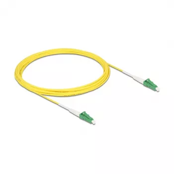 DeLOCK InfiniBand / šviesolaidinis kabelis 5 m LC LC/APC geltonas 9 µm OS2