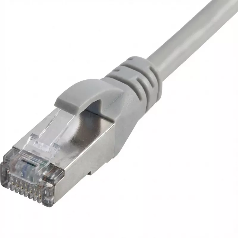 Tinklo kabelis Captiva 80277 komutacinis kabelis CAT 6a RJ45 5m pilkas