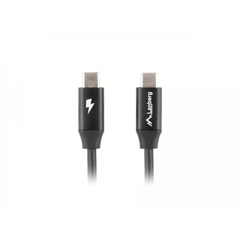 LANBERG USB 2.0 USB-C M/M 1M QC 4.0 KABELIS