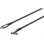 Goobay | 64659 USB-C į USB-C tekstilinis kabelis su metaliniais kištukais, 1 m