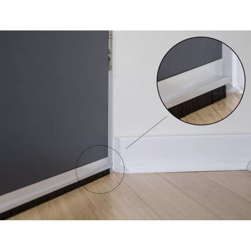 Šepečio juostelė DeLOCK 66649 20 mm aliuminio profilis tiesus 1 m