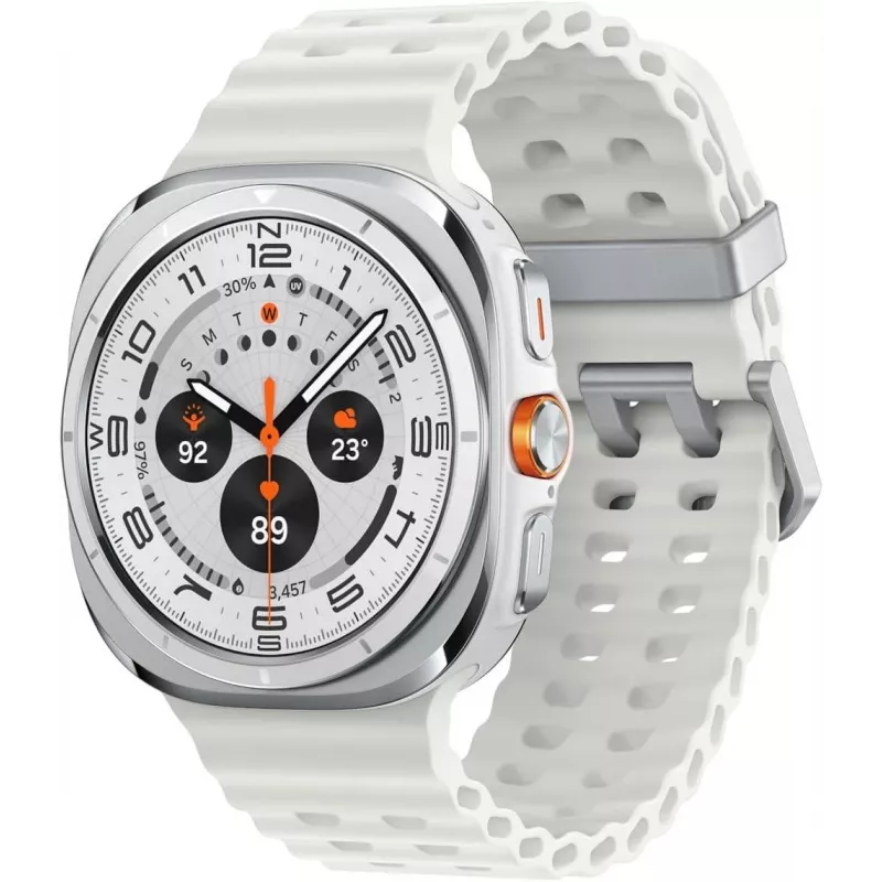 Išmanusis laikrodis Samsung Galaxy Watch Ultra 47 mm Titanium White — AMOLED 1,5 colio, 4G, 64 GB, 590 mAh
