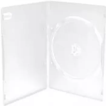 MEDIARANGE priedas CD-/DVD-Ruošiniai - DVD dėklas - 1 diskas - Skaidrus - Plastikas - 120 mm - RoHS