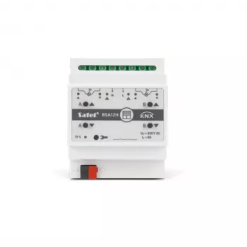 SATEL KNX 2 kanalų žaliuzių pavara 230V AC KNX-BSA12H
