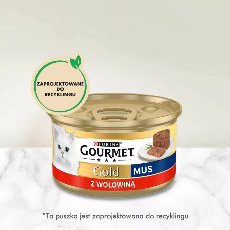 GOURMET Gold jautiena - šlapias kačių maistas - 85 g
