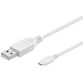 Microconnect USBABMICRO3W USB laidas USB 2.0 3 m USB A Micro-USB B baltas