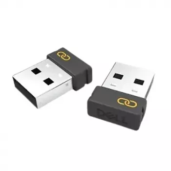 USB imtuvas Dell WR3 pelei ir klaviatūrai, juodas, 14 mm, 19,7 mm, 6,5 mm