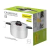 Maestro MR-3530-24 nerūdijančio plieno puodas 24 cm, 5,5 l, sulankstomos rankenos, stiklinis dangtis