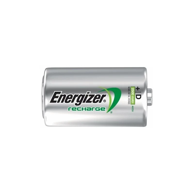 Energizer NiMH įkraunamos D tipo baterijos 2500 mAh – 2 vnt. pakuotė