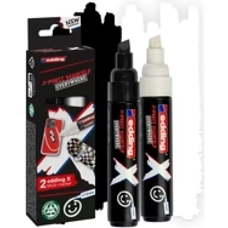 Marker set Edding Multimarker 4-6900-2-1, tip 2.0–10.0 mm, assorted colors