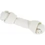 Dantų kramtomasis kauliukas ZOLUX Knotted White Bone 140 g — kietas jautienos skonio dantų kramtalas vidutinėms veislėms (250 mm)
