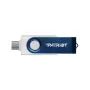 USB atmintukas Patriot Memory 64 GB dvigubas USB A+C PS64GX550AAD balta mėlyna