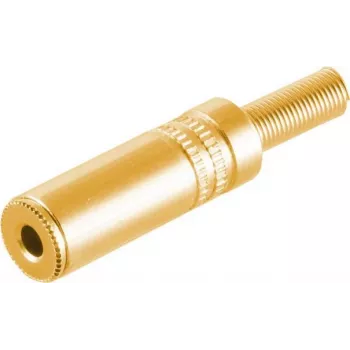 3.5 mm stereo jungtis ShiverPeaks 51210-MG auksuotas metalas, 3.5 mm garso lizdas
