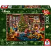 Thomas Kinkade Studios: Disney - Mickey & Minnie Trimming The Tree, Dėlionė 1000 dalių