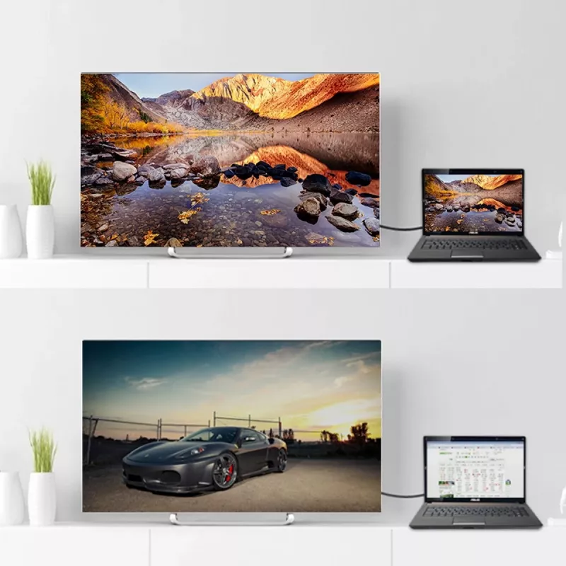 DisplayPort laidas Unitek Y-C609BK — 3 m, kištukas-kištukas, juodas
