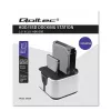 Qoltec 50309 HDD SSD 2.5 3.5 dokų stotis | SATA III | USB 3.0 | Super sparta 5 Gb/s | su klonavimo funkcija