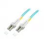 EFB-Elektronik dvipusis trumpiklis LC-LC 50/125 µm, OM3, LSZH, aqua, 2,0 mm, 1 m Gamintojas: EFB Elektronik (O0312.1)