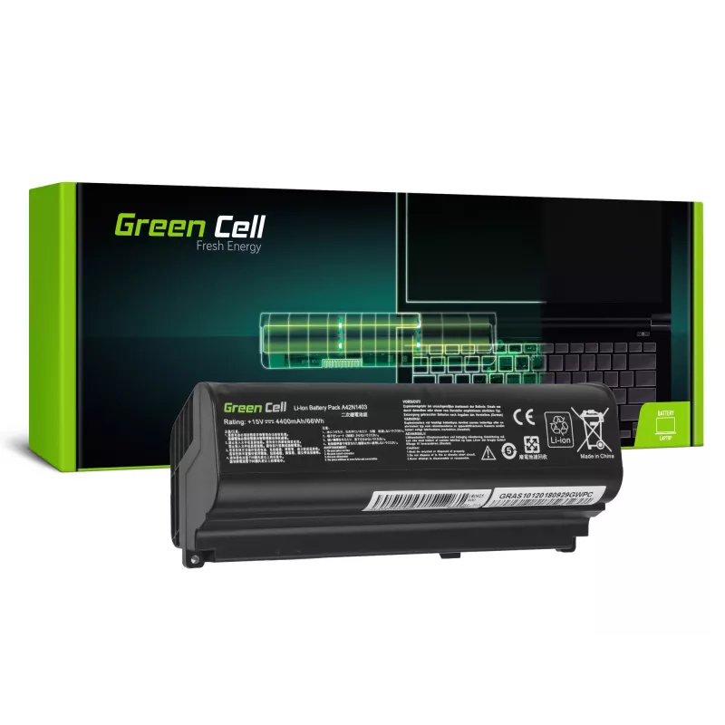 Baterija Green Cell AS128, skirta ASUS ROG G751 serijai