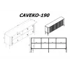 Cama VERA komoda 190x40x80 kašmyro matinis