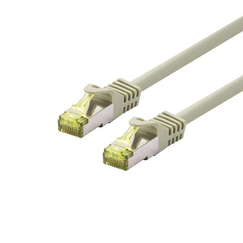LOGON SSTP Cat6a tinklo kabelis, dramblio kaulo spalvos, 10 m (TCR6ASS100I)