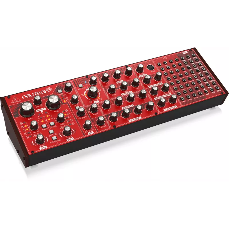 Analoginis sintezatorius Behringer NEUTRON su overdrive ir rotacine garso reguliavimo rankenėle