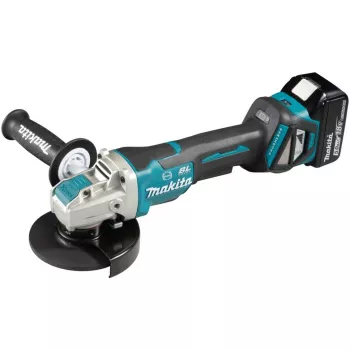 Makita DGA519RTJ - kampinis šlifuoklis - belaidis - 125 mm - 2 baterijos - 18 V (DGA519RTJ)