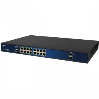PoE komutatorius ALLNET ALL-SG8618PM 18 prievadų Gigabit (16 PoE + 2 jungiamieji)