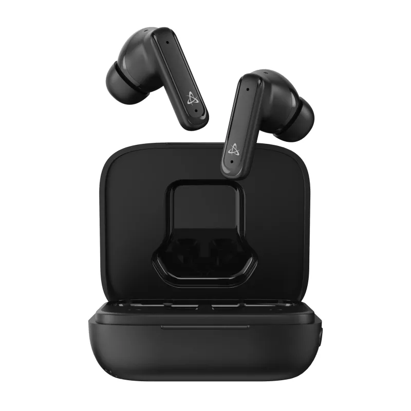 Ausinės SBOX EB-TWS08-B jutiklinio ekrano ekranas juodos