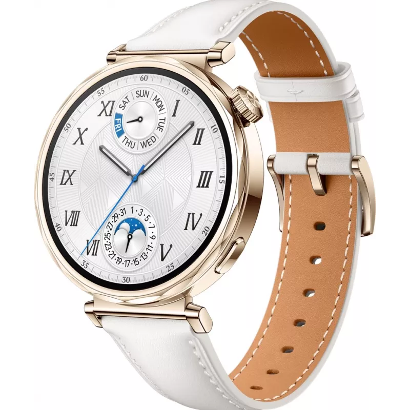 “Huawei WATCH GT 5” išmanusis laikrodis, 41 mm | Išmanusis laikrodis | GPS (palydovinis) | AMOLED | 1,32 colio | Baltas