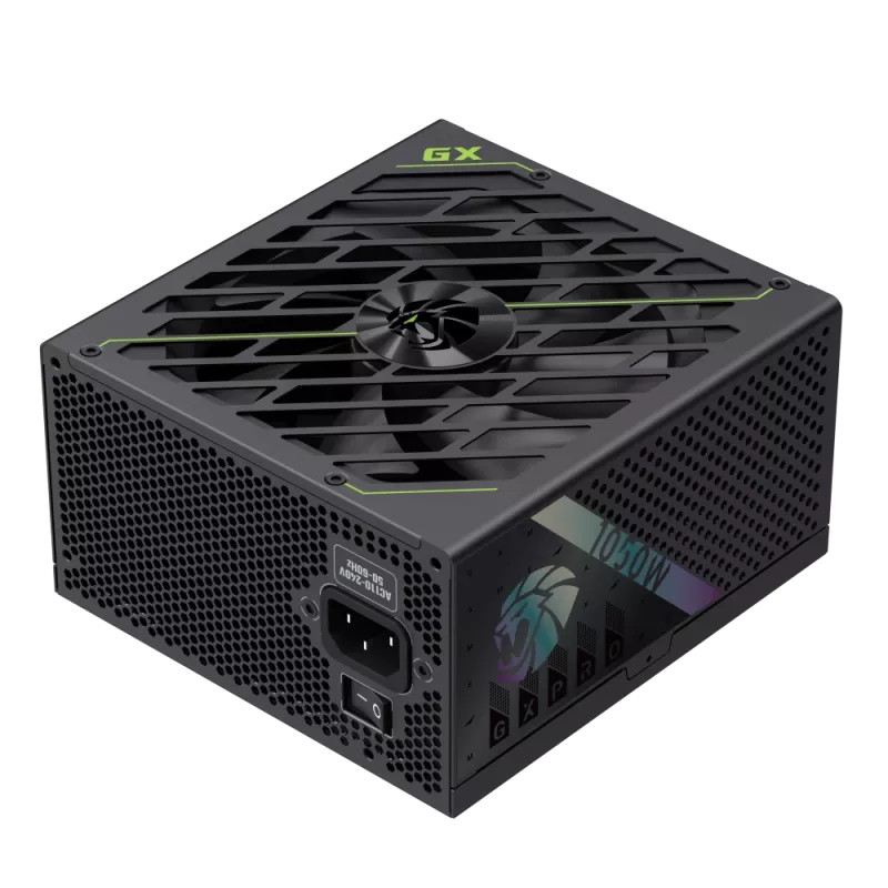 Gamemax maitinimo blokas, 80 PLUS, Gold | GX PRO 1050G | 1050 W | Visiškai modulinis