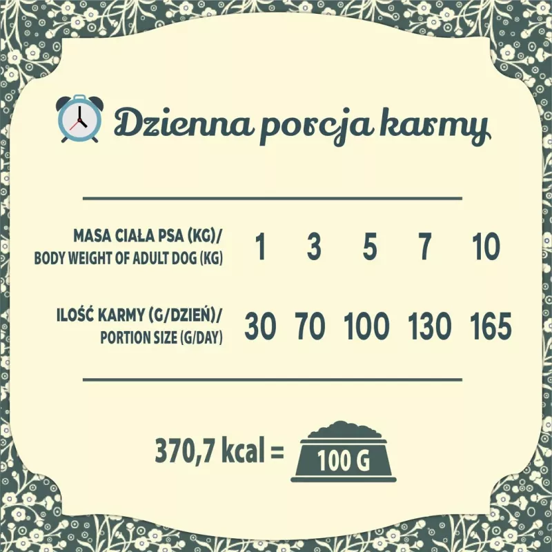 FOLK Mažų veislių tradicinė Didžiosios Lenkijos antis su triušiu, obuoliais ir mairūnu – sausas šunų ėdalas – 7 kg