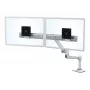 Stalinis laikiklis Ergotron LX Series Dual Direct Arm 63,5 cm (25 colių) baltas