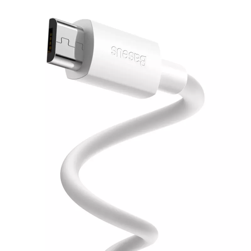 USB A į Micro-USB B kabelis Baseus TZCAMZJ-02 1,5 m Baltas