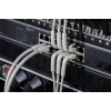 Digitus CAT 6A F-FTP lankstus komutacinis kabelis, varis, 3 m, pilkas, 10 vnt.
