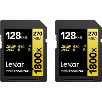 Lexar Professional 1800x 128 GB SDXC UHS-II atminties kortelė