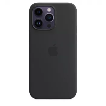 Apple silikoninis dėklas su MagSafe, skirtas „Apple iPhone 14 Pro Max“, vidurnakčio
