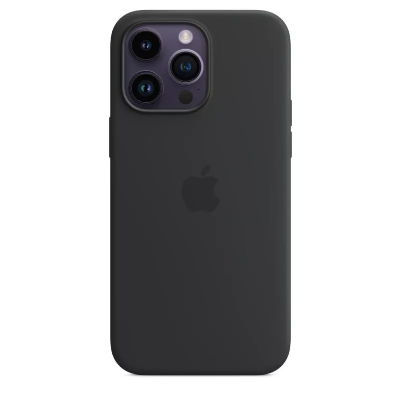 Apple silikoninis dėklas su MagSafe, skirtas „Apple iPhone 14 Pro Max“, vidurnakčio