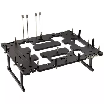 Streacom BC1 V2 darbalaukio platforma, juoda, ATX palaikymas, aliuminis