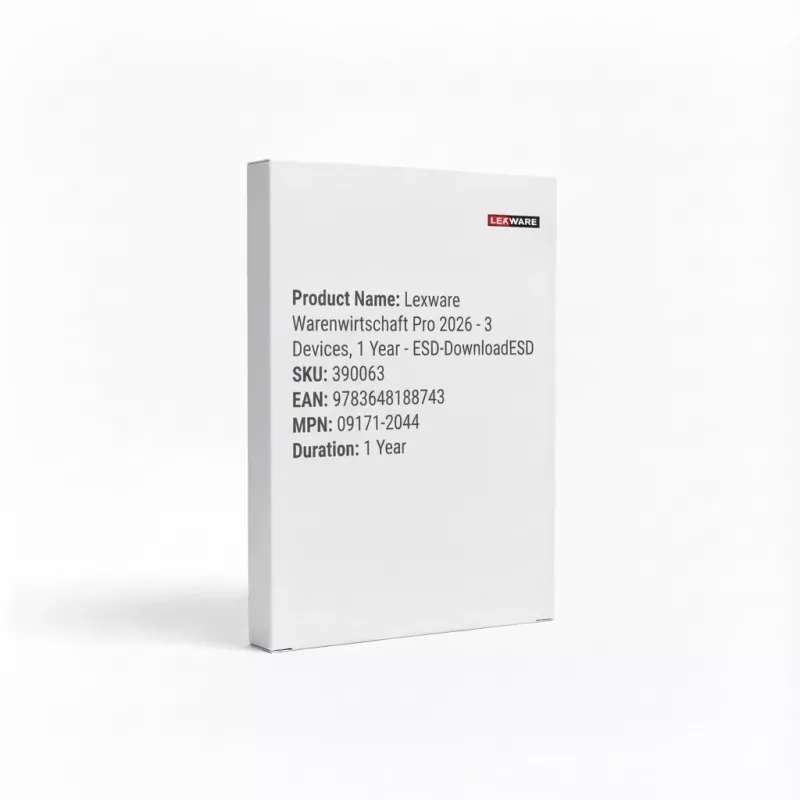 Lexware warenwirtschaft pro 2026 1 licencija (-os) 1 metai (-ų)
