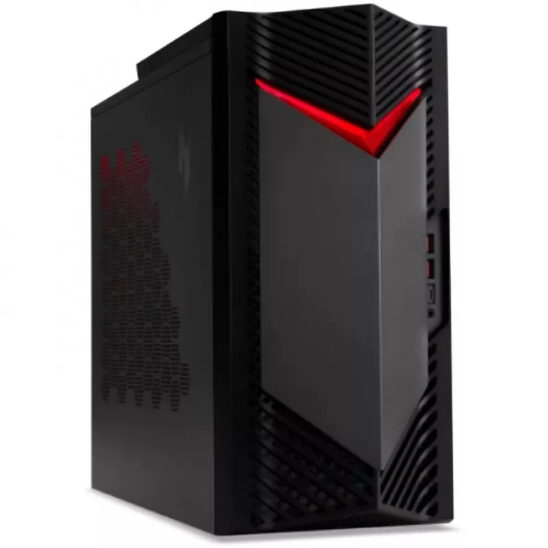 Acer Nitro 50 N50-660 - Bokštinis kompiuteris - Core Ultra 7 265F / 2.4 GHz - RAM 32 GB - SSD 1.024 TB - GeForce RTX 5060 - Wi-Fi 6, Wi-Fi 7, 1GbE, Bluetooth - Wi-Fi: 802.11a/b/g/n/ac/ax/be, Bluetooth