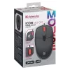 pelė DEFENDER ICON MB-057 OPTINĖ 1000dpi 3P JUODA TYLUS SPAUDIMAS