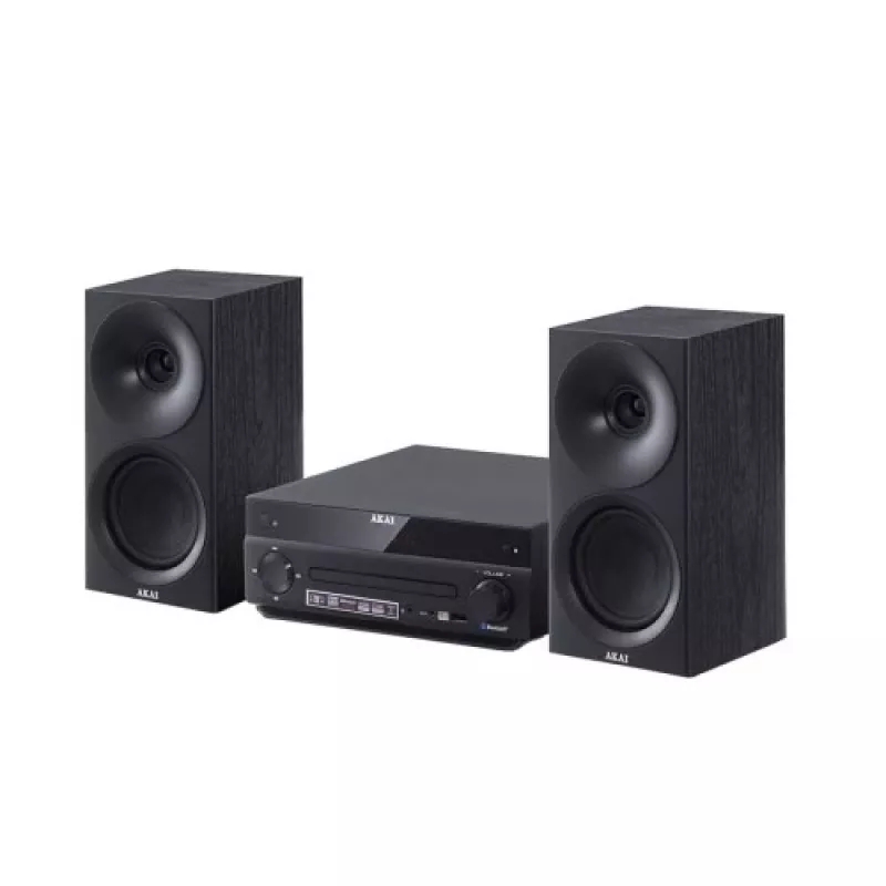 Garso sistema AKAI AM-301 BK muzikos centras — kompaktiškas namų garso įrenginys