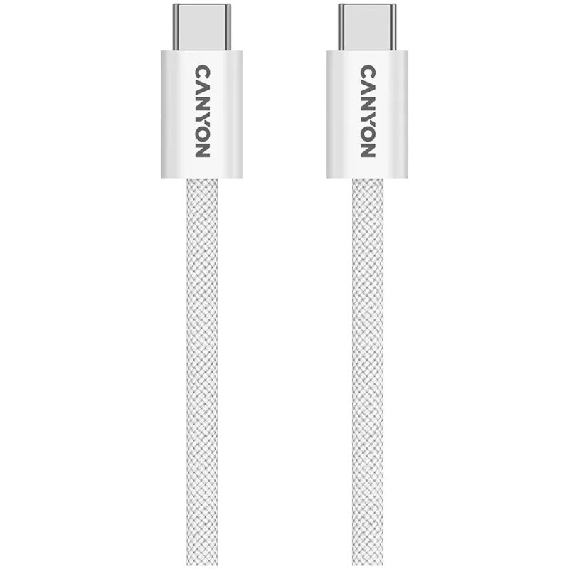 CANYON kabelis OnWire 60MG C-C 60W Magnet Pintas 1m Baltas