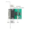 DeLOCK 90892 nuoseklusis keitiklis / kartotuvas / izoliatorius USB 2.0 RS-232 žalias nerūdijantis plienas