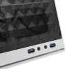 PC korpusas Sidabrinėstone SG13 Mini Tower Juoda