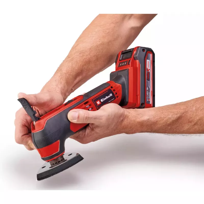 Power X-Change akumuliatorinis daugiafunkcis įrankis TE-MG 18/1 Li-Solo, 18V (raudona/juoda, be akumuliatoriaus ir įkroviklio, su priedais)