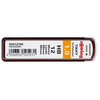 Švino užpildas HB Rotring Polymer Leads S0312700