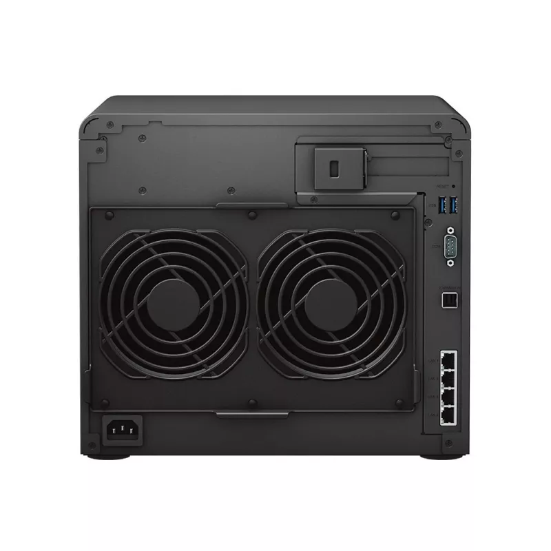 NAS Synology DS2422+; Tower; 12x (3.5 SATA HDD/2.5 SATA HDD/2.5 SATA SSD); AMD Ryzen V1500B;,4 GB DDR4 (maks. 32GB),4 x 1GbE RJ-45