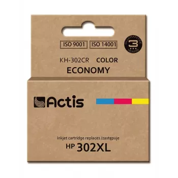 Actis KH-302CR rašalas (HP 302XL F6U67AE pakaitalas; Premium; 21 ml; spalvotas)