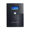 Nepertraukiamo maitinimo šaltinis PowerWalker VI 3000 SCL — linijinis-interaktyvus UPS 3 kVA / 1800 W, 230 V, 9 Ah baterija, LCD, bokštas, juoda
